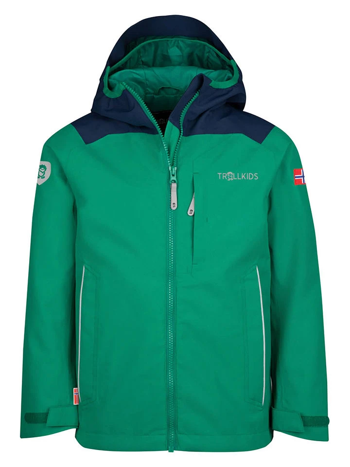 TROLLKIDS Regenjas "Bergen" Groen 3 TROLLKIDS Regenjas "Bergen" Groen