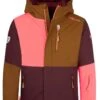 TROLLKIDS Ski-/snowboardjas "Hallingdal" Lichtroze/rood/lichtbruin -Gstar Kleding Winkel trollkids ski snowboardjas hallingdal lichtroze rood lichtbruin
