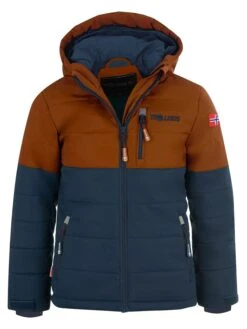 TROLLKIDS Ski-/snowboardjas "Hemsedal" Bruin/donkerblauw