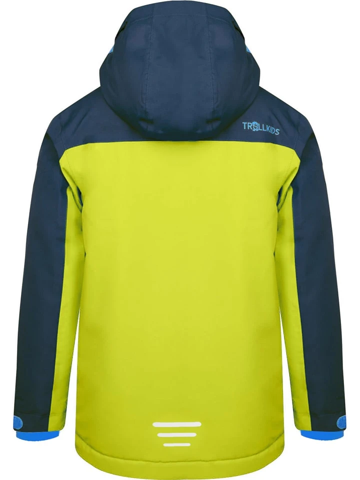 TROLLKIDS Ski-/snowboardjas "Holmenkollen Pro" Geel/donkerblauw 4 TROLLKIDS Ski-/snowboardjas "Holmenkollen Pro" Geel/donkerblauw - Afbeelding 2