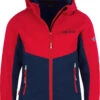 TROLLKIDS Softshelljas "Kristiansand" Donkerblauw/rood