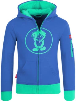 TROLLKIDS Sweatvest "Sortland" Blauw/groen