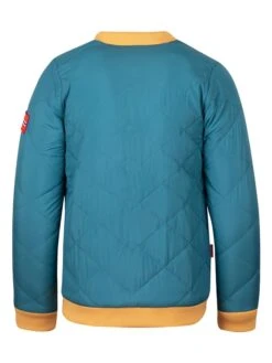 TROLLKIDS Tussenjas "Hamar" Blauw/geel -Gstar Kleding Winkel trollkids tussenjas hamar blauw geel 1