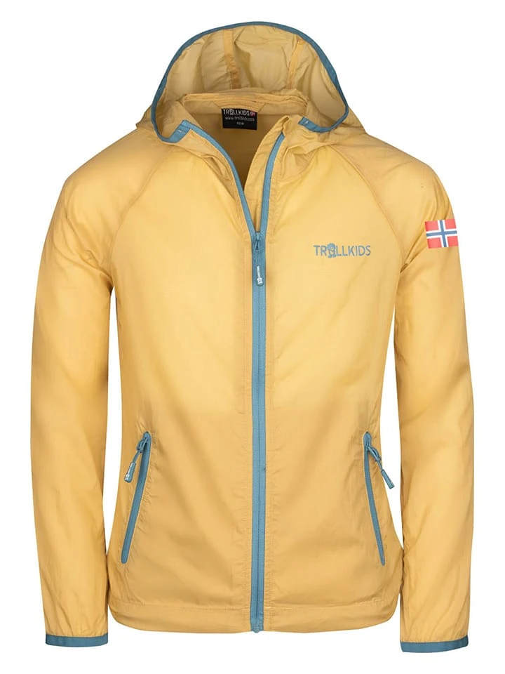 TROLLKIDS Windbreaker "Fjell" Geel 3 TROLLKIDS Windbreaker "Fjell" Geel