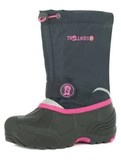 TROLLKIDS Winterboots Donkerblauw/roze