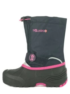 TROLLKIDS Winterboots Donkerblauw/roze -Gstar Kleding Winkel trollkids winterboots donkerblauw roze 3