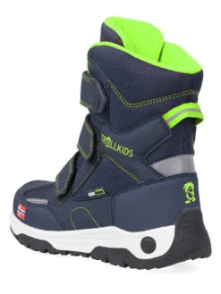 TROLLKIDS Winterboots "Lofoten" Donkerblauw/lichtgroen -Gstar Kleding Winkel trollkids winterboots lofoten donkerblauw lichtgroen 2