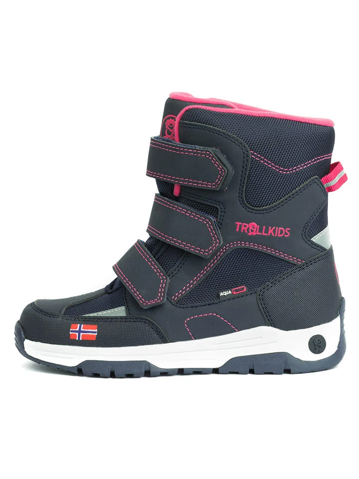 TROLLKIDS Winterboots "Lofoten" Donkerblauw/lichtroze 3 TROLLKIDS Winterboots "Lofoten" Donkerblauw/lichtroze