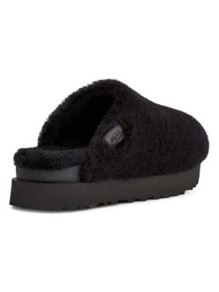 Ugg Pantoffels "Fuzz Sugar Slide" Zwart -Gstar Kleding Winkel ugg pantoffels fuzz sugar slide zwart 3