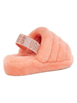 Ugg Pantoffels Met Lamsvacht "Fluff Yeah Bling" Oranje -Gstar Kleding Winkel ugg pantoffels met lamsvacht fluff yeah bling oranje 2