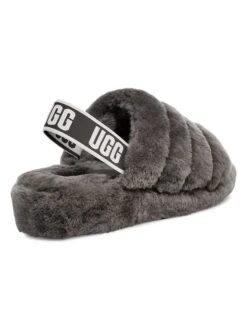 Ugg Pantoffels Met Lamsvacht "Fluff Yeah Slide" Grijs -Gstar Kleding Winkel ugg pantoffels met lamsvacht fluff yeah slide grijs 2