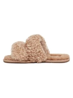Ugg Pantoffels Met Lamsvacht "Maxi Curly Scuffetta" Beige -Gstar Kleding Winkel ugg pantoffels met lamsvacht maxi curly scuffetta beige 1