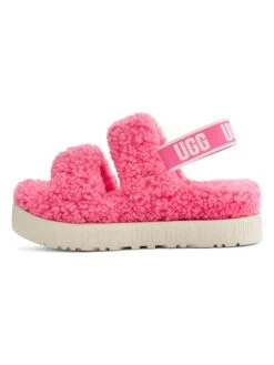Ugg Pantoffels Met Lamsvacht "Oh Fluffita" Roze -Gstar Kleding Winkel ugg pantoffels met lamsvacht oh fluffita roze 1