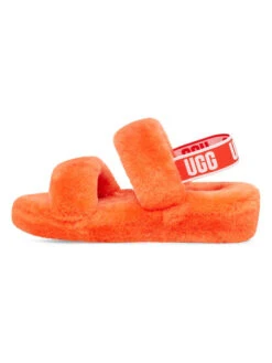 Ugg Pantoffels Met Lamsvacht "Oh Yeah" Oranje -Gstar Kleding Winkel ugg pantoffels met lamsvacht oh yeah oranje 1