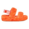Ugg Pantoffels Met Lamsvacht "Oh Yeah" Oranje