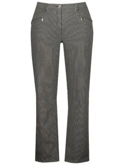 Ulla Popken Broek "Mony" Antraciet