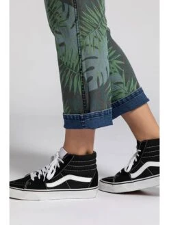 Ulla Popken Omkeerbare Spijkerbroek "Sammy" - Regular Fit - Donkerblauw/groen -Gstar Kleding Winkel ulla popken omkeerbare spijkerbroek sammy regular fit donkerblauw groen 6