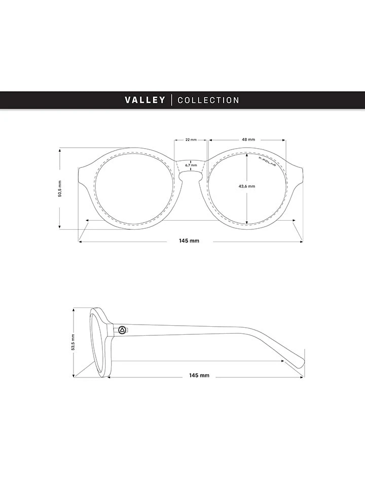 Dameszonnebril Zwart/blauw 9 Dameszonnebril Zwart/blauw - Afbeelding 7