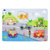 6-delige Soundpuzzel "Voertuigen" - Vanaf 12 Maanden