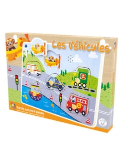 6-delige Soundpuzzel "Voertuigen" - Vanaf 12 Maanden -Gstar Kleding Winkel ulysse 6 delige soundpuzzel voertuigen vanaf 12 maanden 2