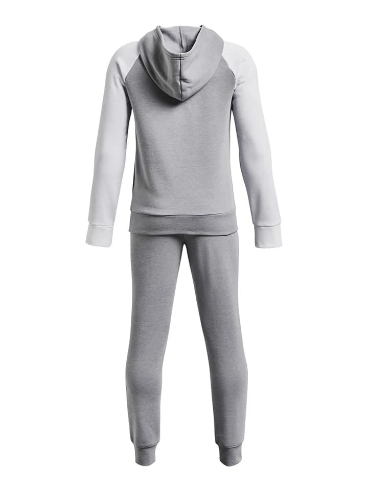 Under Armour 2-delige Sweatoutfit Wit/grijs 4 Under Armour 2-delige Sweatoutfit Wit/grijs - Afbeelding 2