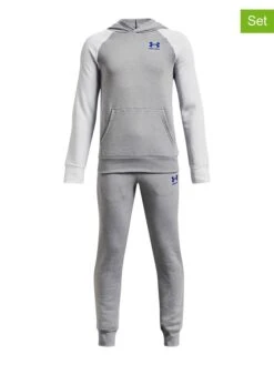 Under Armour 2-delige Sweatoutfit Wit/grijs
