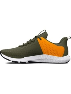 Under Armour Sportschoenen "Charged Engage 2" Kaki/oranje -Gstar Kleding Winkel under armour sportschoenen charged engage 2 kaki oranje 2