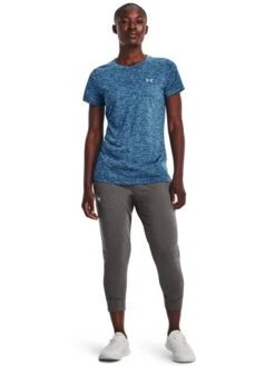 Under Armour Trainingsshirt "Twist" Blauw -Gstar Kleding Winkel under armour trainingsshirt twist blauw 3
