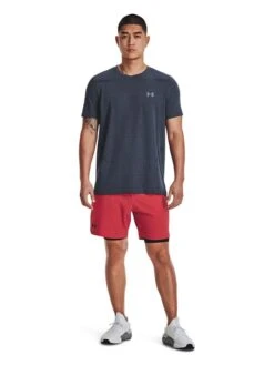 Under Armour Trainingsshort "Vanish 2-in-1" Rood/zwart -Gstar Kleding Winkel under armour trainingsshort vanish 2 in 1 rood zwart 3