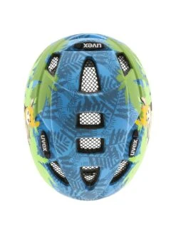 Uvex Fietshelm "Kid 2" Blauw/groen -Gstar Kleding Winkel uvex fietshelm kid 2 blauw groen 3