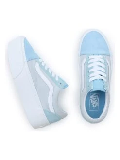 Vans Sneakers "Old Skool Stackform" Lichtblauw -Gstar Kleding Winkel vans sneakers old skool stackform lichtblauw 1