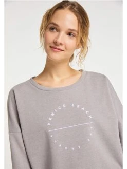 VENICE BEACH Sweatshirt "Pedi" Lichtgrijs -Gstar Kleding Winkel venice beach sweatshirt pedi lichtgrijs 2
