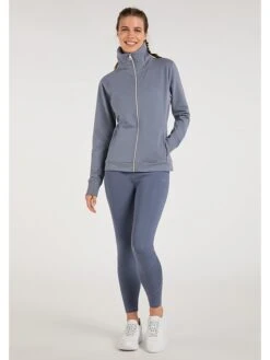 VENICE BEACH Sweatvest "Camilla" Blauwgrijs -Gstar Kleding Winkel venice beach sweatvest camilla blauwgrijs 2