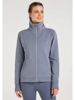 VENICE BEACH Sweatvest "Camilla" Blauwgrijs -Gstar Kleding Winkel venice beach sweatvest camilla blauwgrijs 3