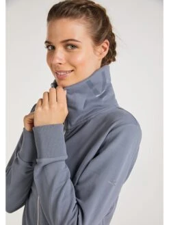 VENICE BEACH Sweatvest "Camilla" Blauwgrijs -Gstar Kleding Winkel venice beach sweatvest camilla blauwgrijs 6