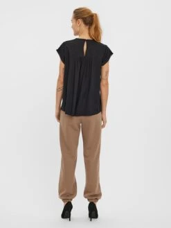 Vero Moda Blouse "Debbie" Zwart -Gstar Kleding Winkel vero moda blouse debbie zwart 3