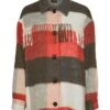 Vero Moda Blousejas "Antonia" Rood/zwart/crème -Gstar Kleding Winkel vero moda blousejas antonia rood zwart creme