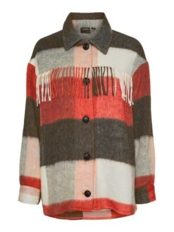 Vero Moda Blousejas "Antonia" Rood/zwart/crème