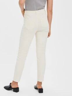 Vero Moda Corduroybroek "Brenda" Wit -Gstar Kleding Winkel vero moda corduroybroek brenda wit 1