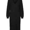 Vero Moda Gebreide Jurk "Doffy" Zwart -Gstar Kleding Winkel vero moda gebreide jurk doffy zwart