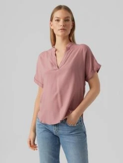 Vero Moda Shirt "Beauty" Oudroze -Gstar Kleding Winkel vero moda shirt beauty oudroze 1