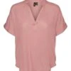 Vero Moda Shirt "Beauty" Oudroze -Gstar Kleding Winkel vero moda shirt beauty oudroze
