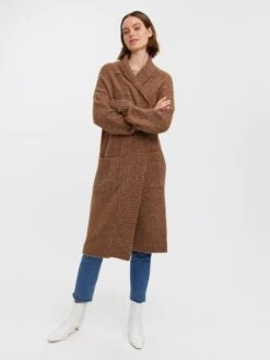 Vero Moda Vest "Liana" Bruin -Gstar Kleding Winkel vero moda vest liana bruin 1