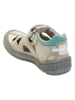 Leren Enkelsandalen Beige/turquoise -Gstar Kleding Winkel vertbaudet leren enkelsandalen beige turquoise 1