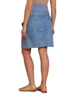 Zwangerschapsrok Blauw -Gstar Kleding Winkel vertbaudet zwangerschapsrok blauw 1