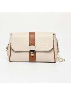 Leren Schoudertas "Claire" Beige -Gstar Kleding Winkel victor and hugo paris leren schoudertas claire beige 1