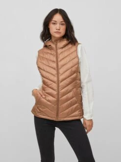 Vila Bodywarmer Lichtbruin -Gstar Kleding Winkel vila bodywarmer lichtbruin 2