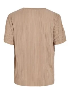 Vila Shirt "Plisa" Beige -Gstar Kleding Winkel vila shirt plisa beige 1