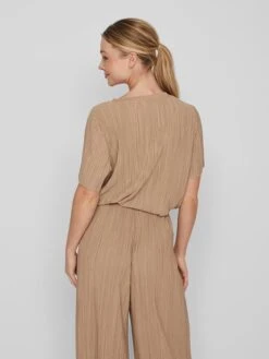 Vila Shirt "Plisa" Beige -Gstar Kleding Winkel vila shirt plisa beige 3