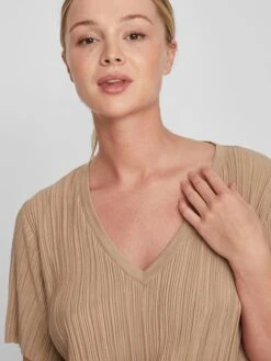 Vila Shirt "Plisa" Beige -Gstar Kleding Winkel vila shirt plisa beige 5